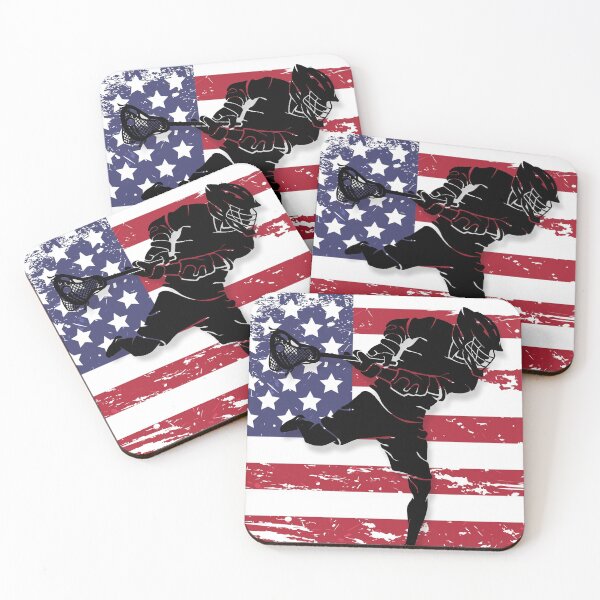 Item preview, Lacrosse USA American Flag designed and sold by Rakuten Mallor.