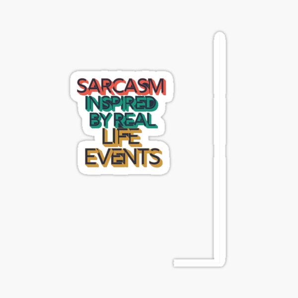 Social yet Distanced Sarcasm Life Sticker