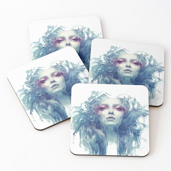 Item preview, Painting | Blue Woman designed and sold by YI-Creations.