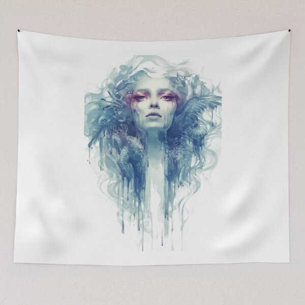 Item preview, Painting | Blue Woman designed and sold by YI-Creations.