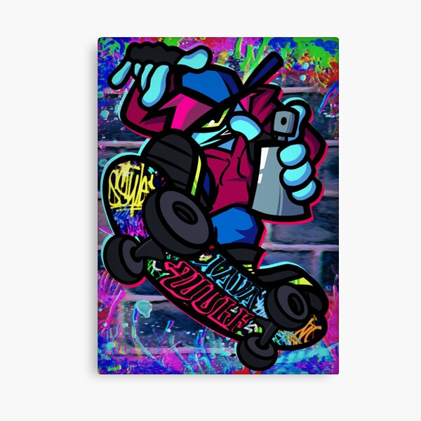 HD wallpaper skateboard on graffiti wall skateboard leaning on the wall  urban  Wallpaper Flare