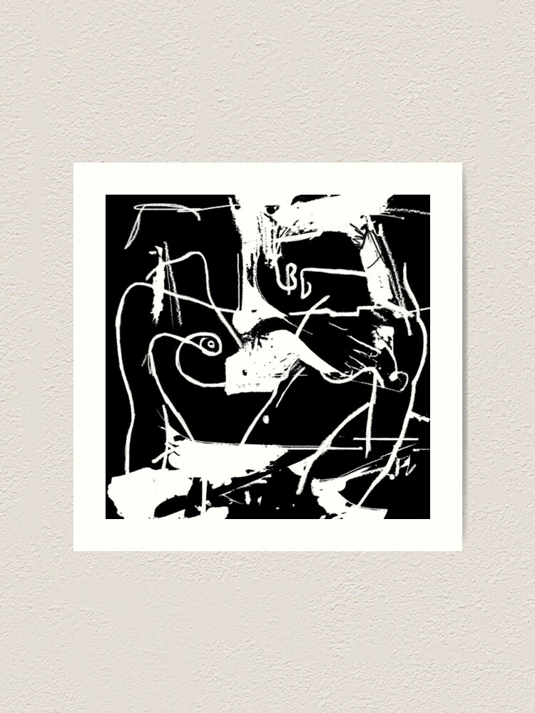 Nude Ebony Art - Nude Art, Abstract Design, Black White, Pop Art, Body Porn, Modern Art, Sex\