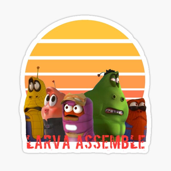 Larva Cartoon Stickers for Sale | Redbubble Larva Cartoon Stickers for Sale | Redbubble