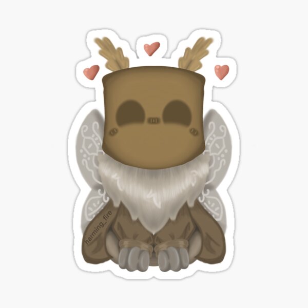 Moth Mono FanArt Sticker