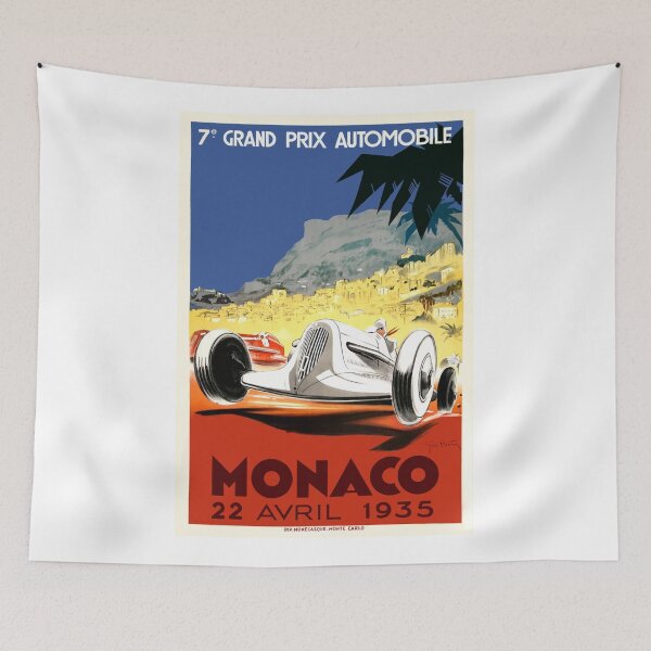 Item preview, 1935 Monaco Grand Prix Race Poster designed and sold by retrographics.