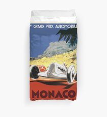 1935 Monaco Grand Prix Race Poster Duvet Cover