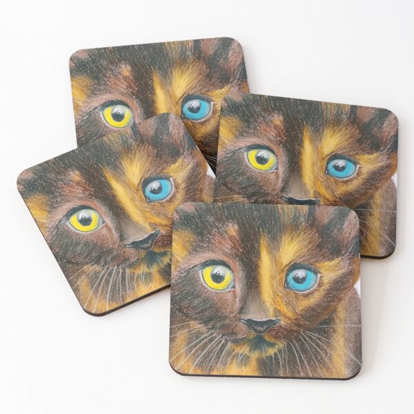 Item preview, Cat With Heterochromia designed and sold by dana-gourdoupi.