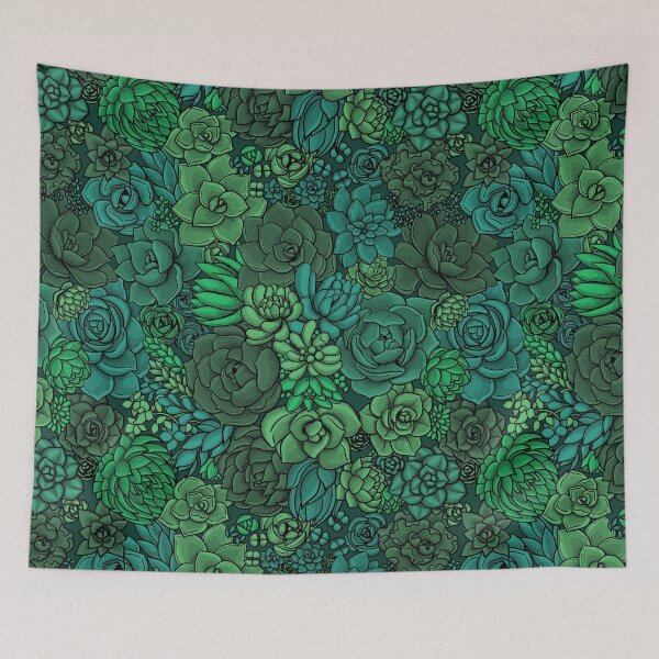 Item preview, Succulent garden in green designed and sold by Katerina Mitkova Kirilova.