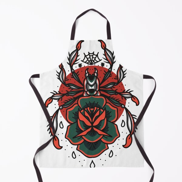 Item preview, Spider and rose tattoo designed and sold by Almusawwir.