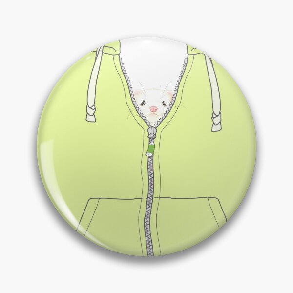 Item preview, white ferret light green parker designed and sold by ICHIGODAWASHI.