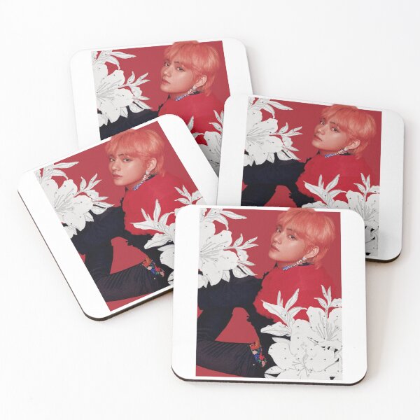 Item preview, taehyung v - red flower designed and sold by dzenita.