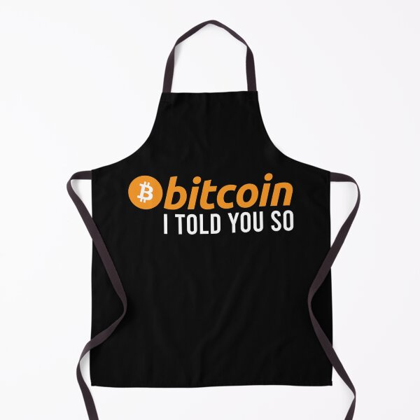 Item preview, Bitcoin I told you so Crypto Simple Text Cryptocurrency designed and sold by Bitcoin-Fashion.