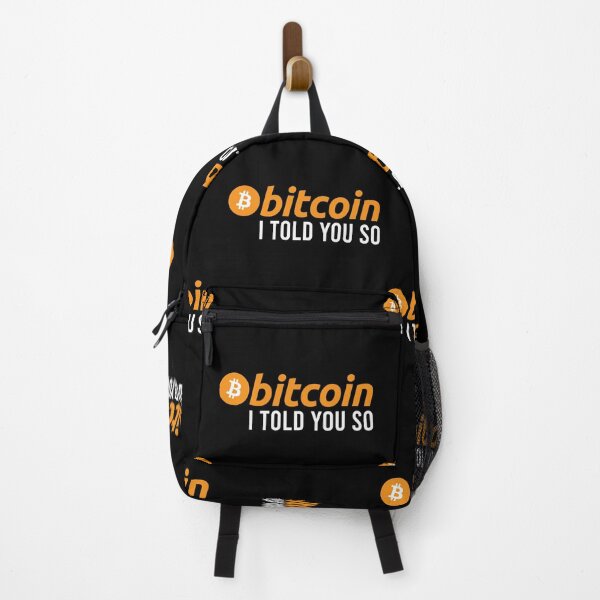 Item preview, Bitcoin I told you so  Crypto Simple Text Cryptocurrency  designed and sold by Bitcoin-Fashion.