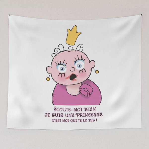 Artikelvorschau, Petite Princesse - Écoute-moi bien entworfen und verkauft von PopAlien.