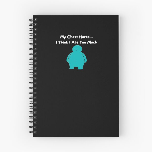 Item preview, My Chest Hurts.... I Think I Ate Too Much v2- relatable sticker print designed and sold by ThousandAutumns.