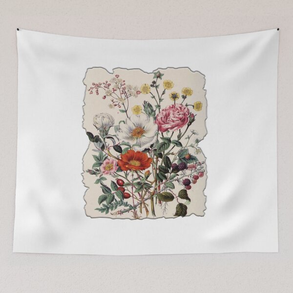 Item preview, Vintage Botanical Floral Flower Plant Art Drawing designed and sold by PodiShawna.