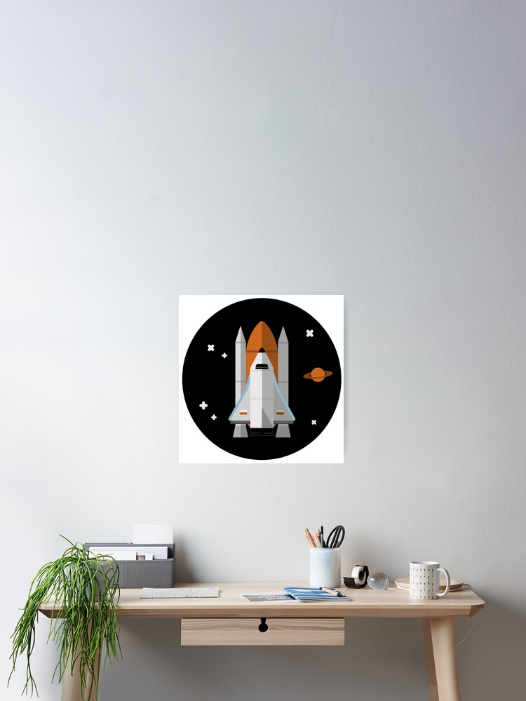 Thumbnail 2 of 3, Poster, Space Shuttle designed and sold by winsoft.