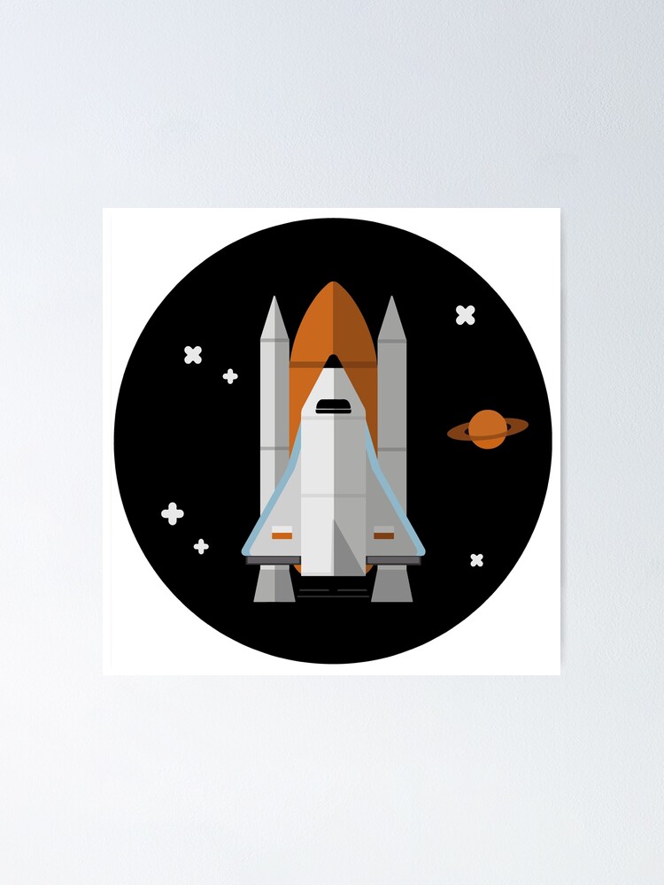 Thumbnail 1 of 3, Poster, Space Shuttle designed and sold by winsoft.