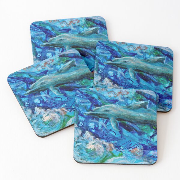 Item preview, Dolphin Play designed and sold by CoryAcornArt.