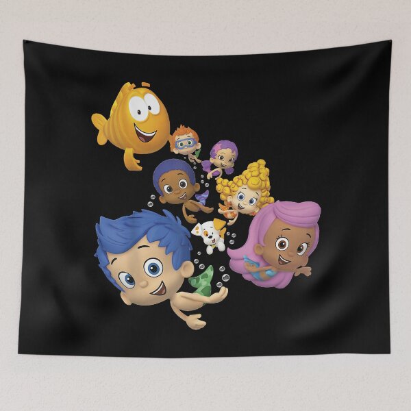 Item preview, Retro Vintage Bubble Guppies Swimming Christmas designed and sold by TillmanJamesLuk.