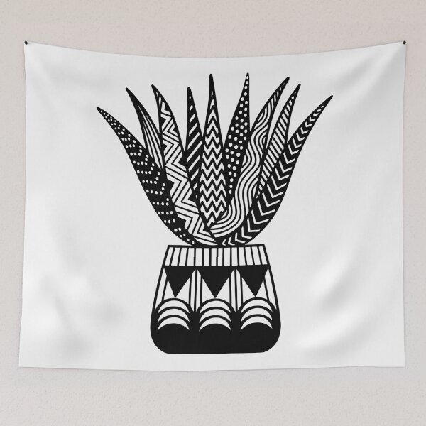 Item preview, Zentangle aloe designed and sold by Cat Print.