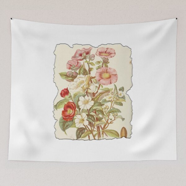 Item preview, Vintage Botanical Floral Flower Plant Art Drawing designed and sold by PodiShawna.