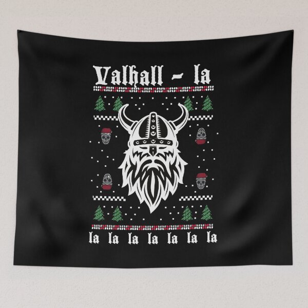 Item preview, Valhall-la-la-la - Christmas Vikings designed and sold by BananaKivi.