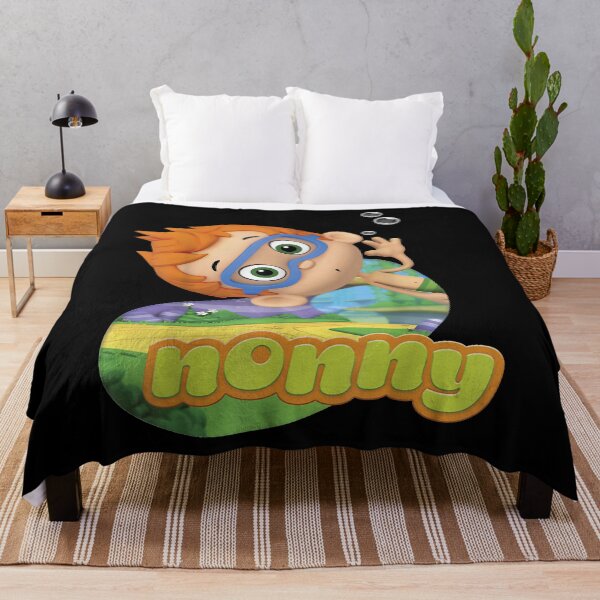 Artikelvorschau, Vintage Retro Bubble Guppies Nonny Brille Portrait Logo Poster Weihnachten entworfen und verkauft von TillmanJamesLuk.