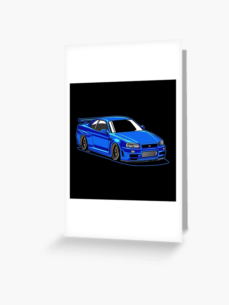 Nissan Skyline R34 GT-R Fast And Furious Poster for Sale by BeachHouseArt