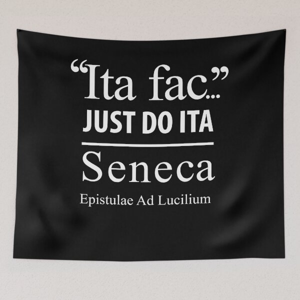 Item preview, Seneca latin quote ita fac  designed and sold by We-thePixels.