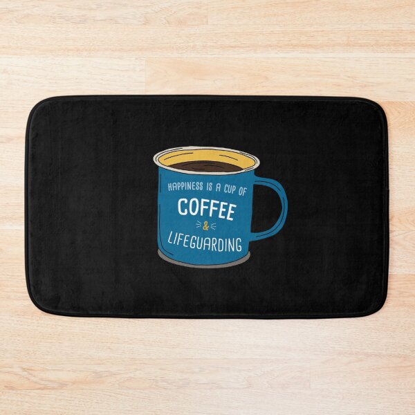 Item preview, Lifeguarding & Coffee is happiness designed and sold by orlumbuspirate.