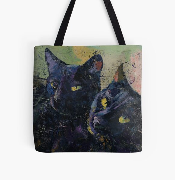 Vista previa del artículo con la obra «Gatos negros», diseñado y vendido por Michael Creese.