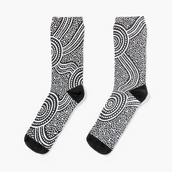 Australian Aboriginal Art - MY COUNTRY 5 Socks