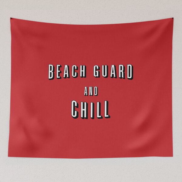 Item preview, Beach Guard And Chill designed and sold by orlumbuspirate.
