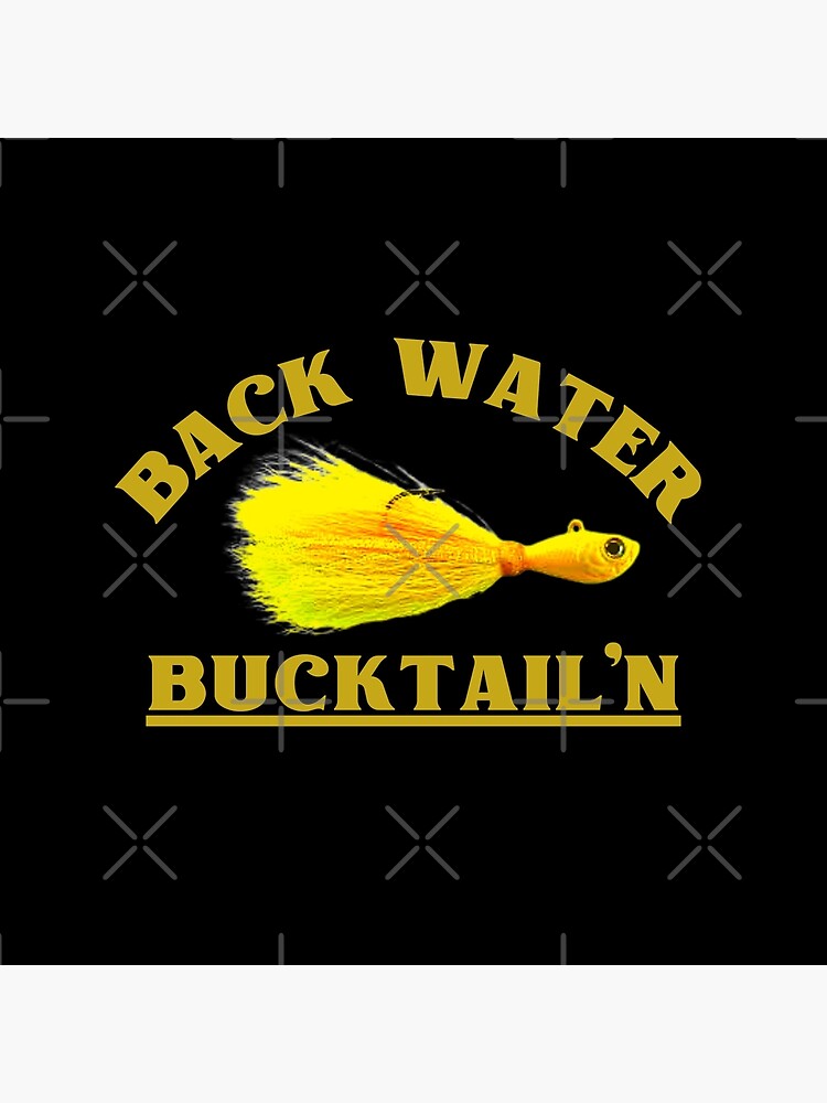 Back Water Bucktail Fishing Flounder Fluke Redfish Lure Skinner Best  Overall Saltwater Lure Art Board Print for Sale by CBCreations73