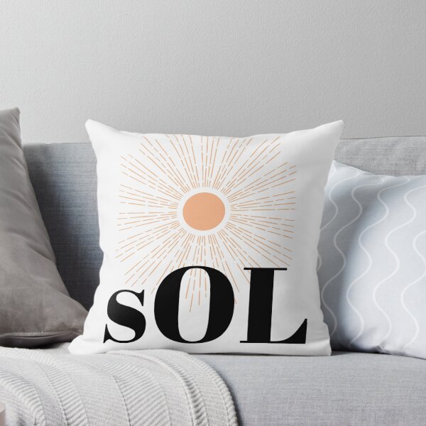 Item preview, orange minimalist sol star burst sunray print designed and sold by aquinavortex.
