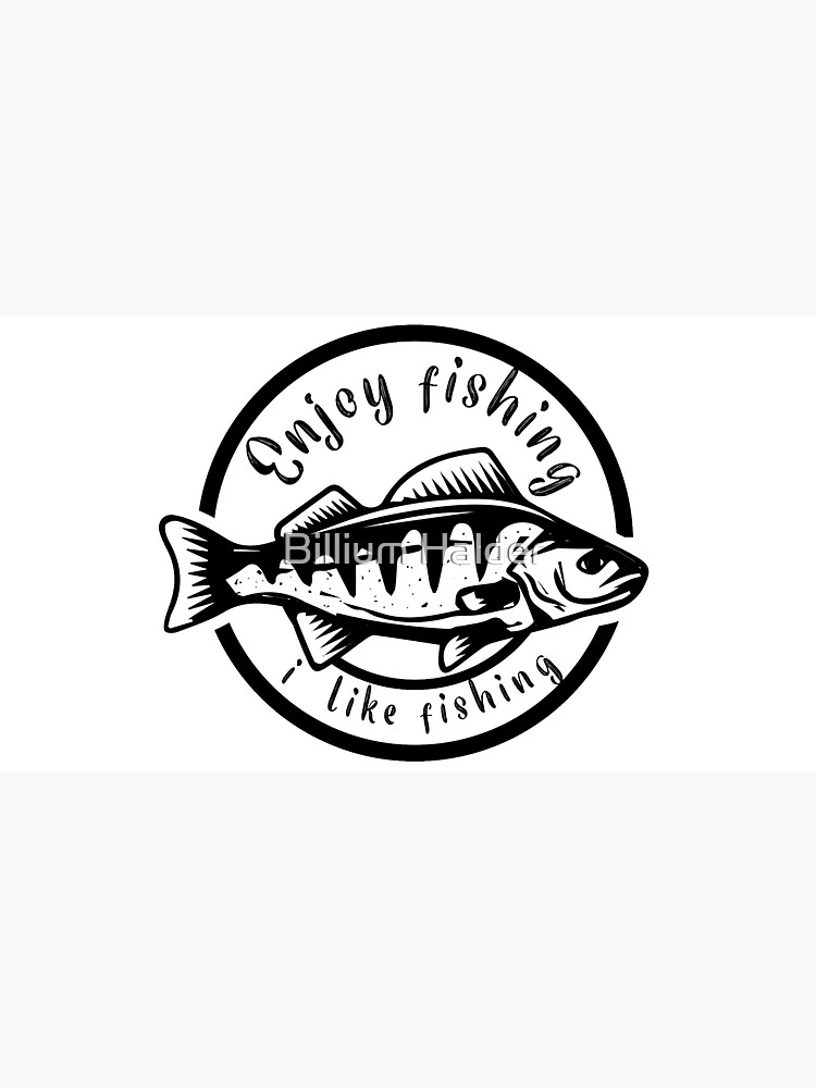 Fishing T-Shirt Design | Enjoy fish hunting T shirt and sticker | Cap