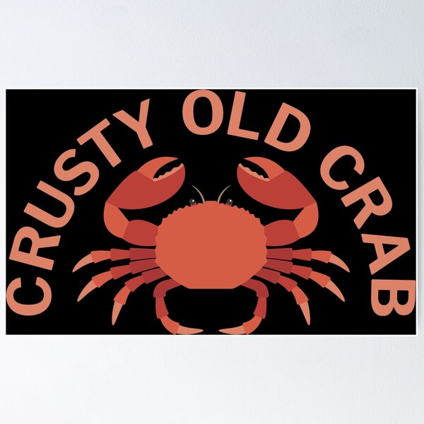 Item preview, Crusty Old Crab Fishing  designed and sold by EverydaySu.