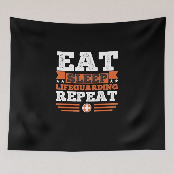 Item preview, Lifeguarding. Eat. Sleep designed and sold by orlumbuspirate.