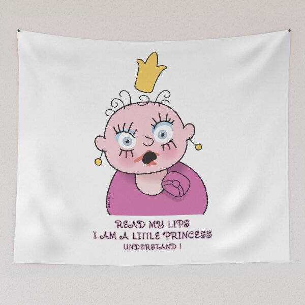 Artikelvorschau, Little Princess - Read My Lips entworfen und verkauft von PopAlien.