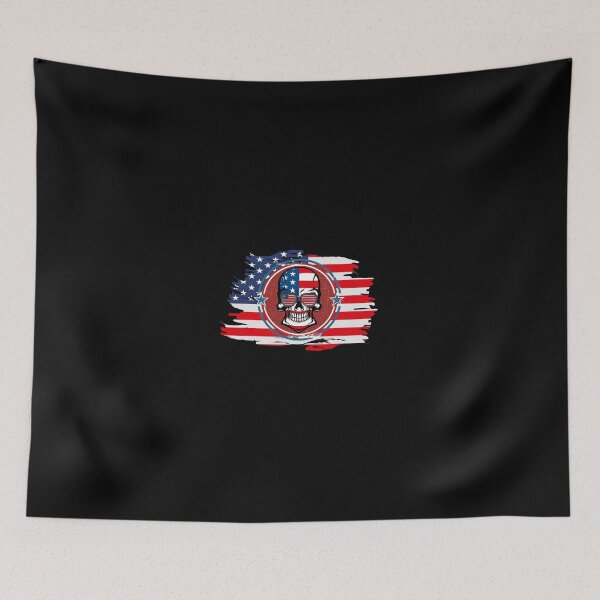 Item preview, American flag skull designed and sold by Calakan.
