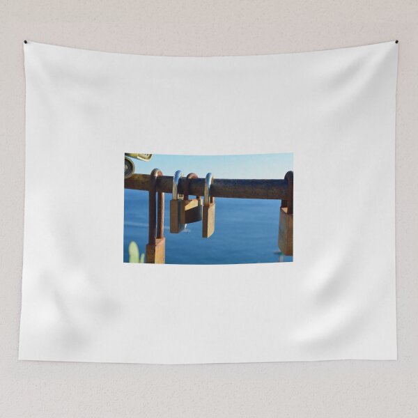 Item preview, 7 August 2016 Photography of many locks on a fence in Vernazza, Italy designed and sold by oanaunciuleanu.