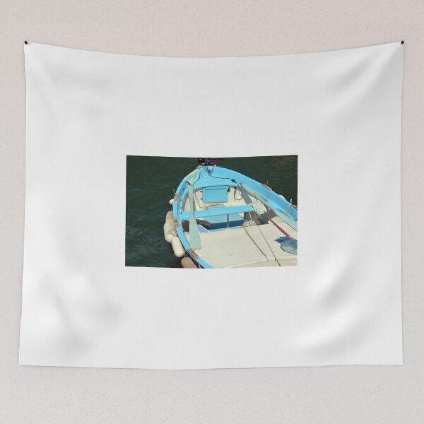 Item preview, Boat in the water in Vernazza designed and sold by oanaunciuleanu.