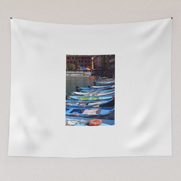 Item preview, 7 August 2016. Photography of boats in the water in Vernazza, Utaly designed and sold by oanaunciuleanu.