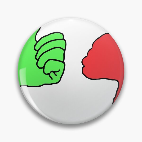 Item preview, hands like and dislike on white background designed and sold by malliara.
