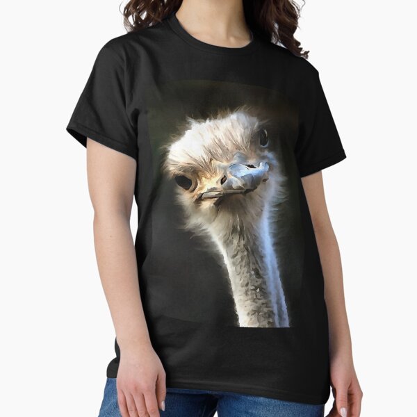 Item preview, Artistic Ostrich Portrait With Goofy Expression designed and sold by taiche.