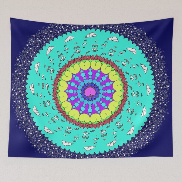 Item preview, Mountain Range Mandala designed and sold by thicc216.