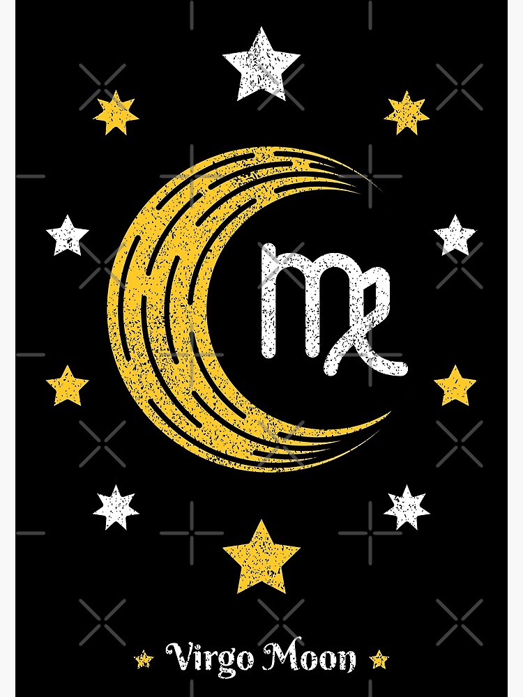 "Virgo Moon Astrology Zodiac Sign Natal Chart Horoscope Star Tarot