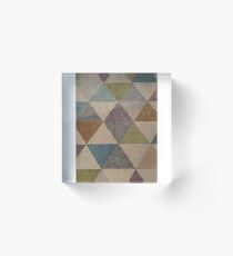 Geometric Colours Larger Acrylic Block