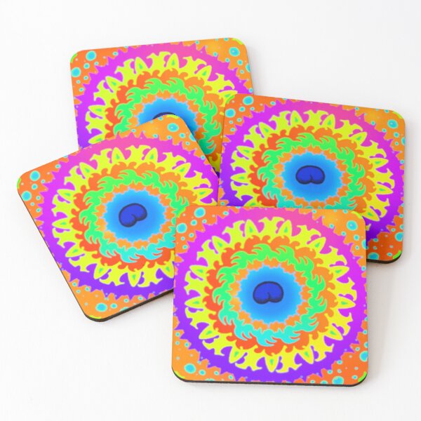 Item preview, Glowing Color Fade Mandala designed and sold by thicc216.